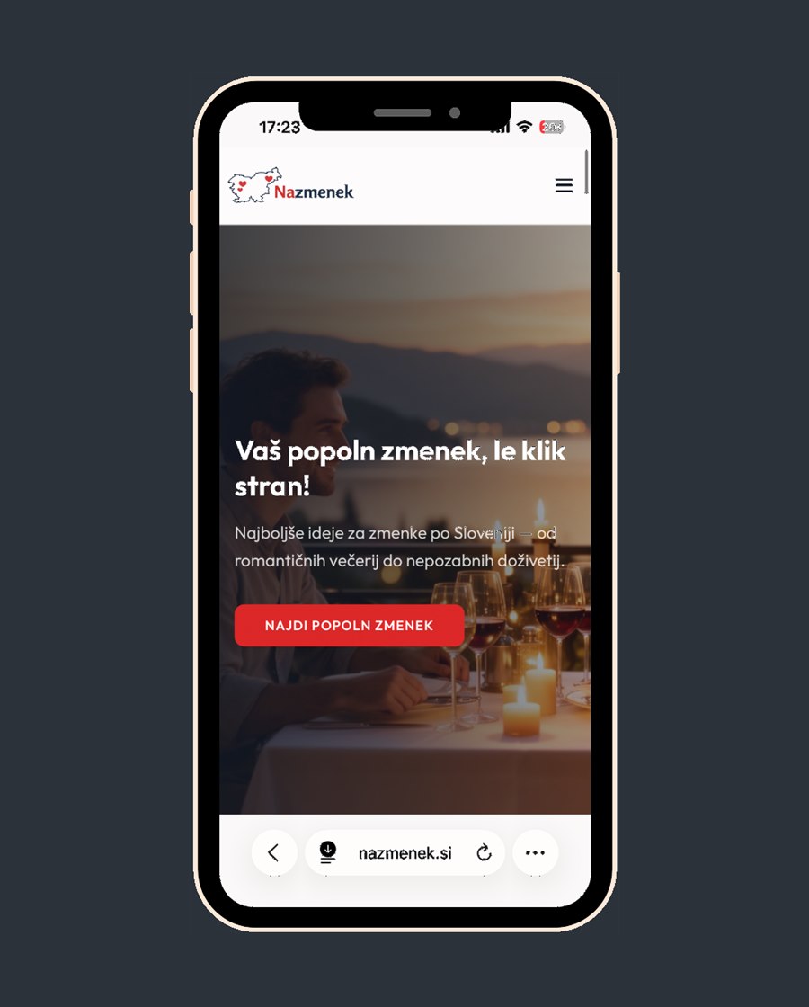 Nazmenek.si app